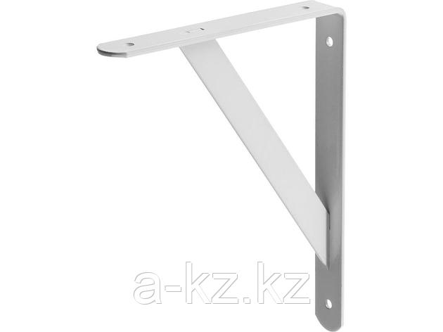 Уголок мебельный металлический STAYER MASTER, усиленный, 250х200х30х4мм, белый, фото 2