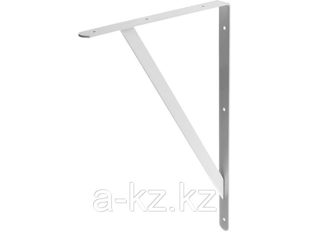 Уголок мебельный металлический STAYER MASTER, усиленный, 500х330х30х4мм, белый, фото 2