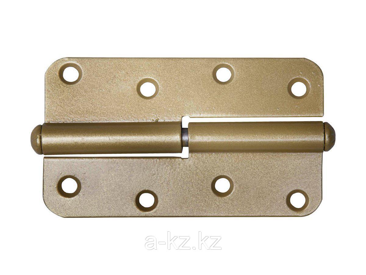 Петля дверная накладная стальная ПН-110, цвет бронзовый металлик, правая, 110мм, 37655-110R