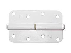 Петля дверная накладная стальная ПН-110, цвет белый, правая, 110мм, 37651-110R