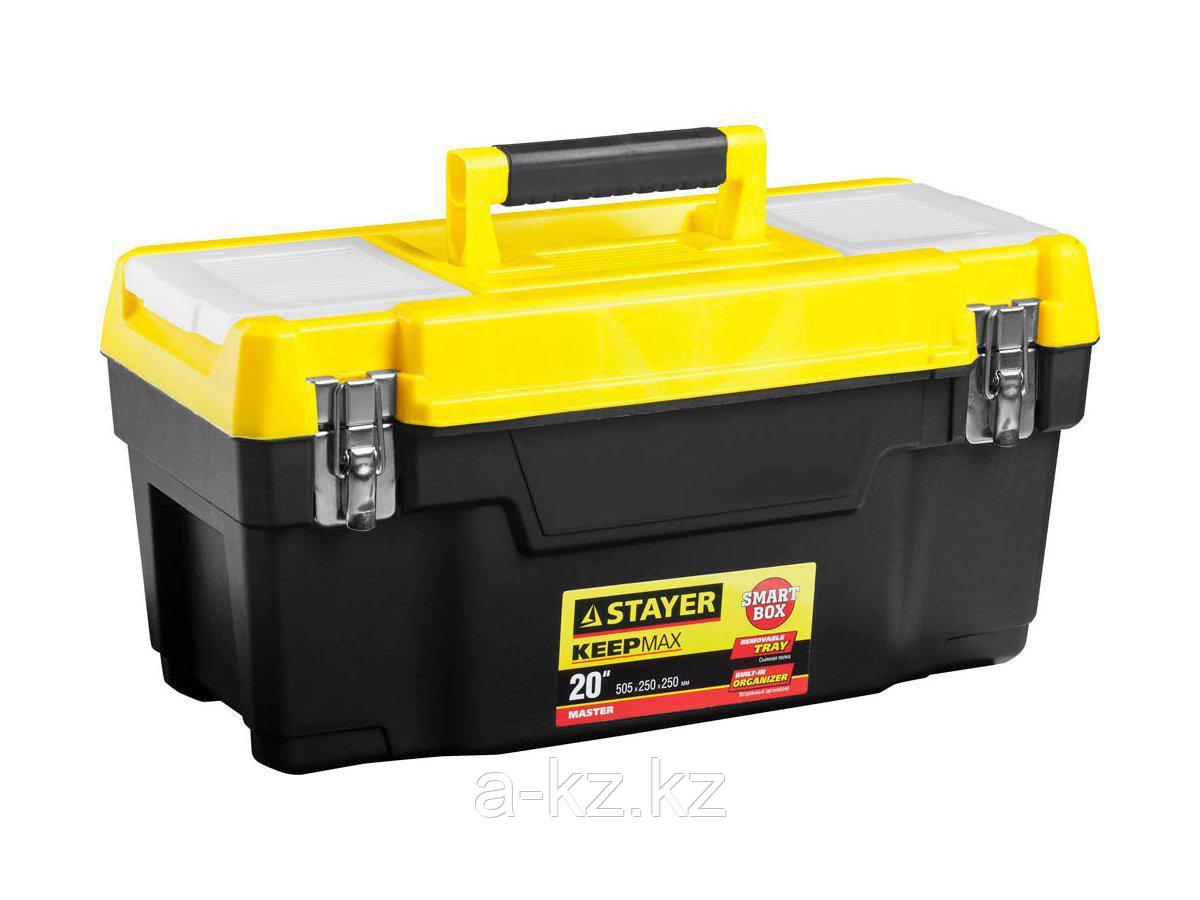 Ящик для инструментов STAYER 2-38015-22_z01, MASTER, пластиковый, 505 x 250 x 250 мм, 20 дюймов