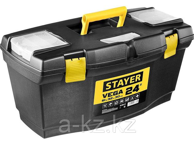 Ящик пластиковый с органайзерами, STAYER 38105-21, VEGA - 24", фото 2