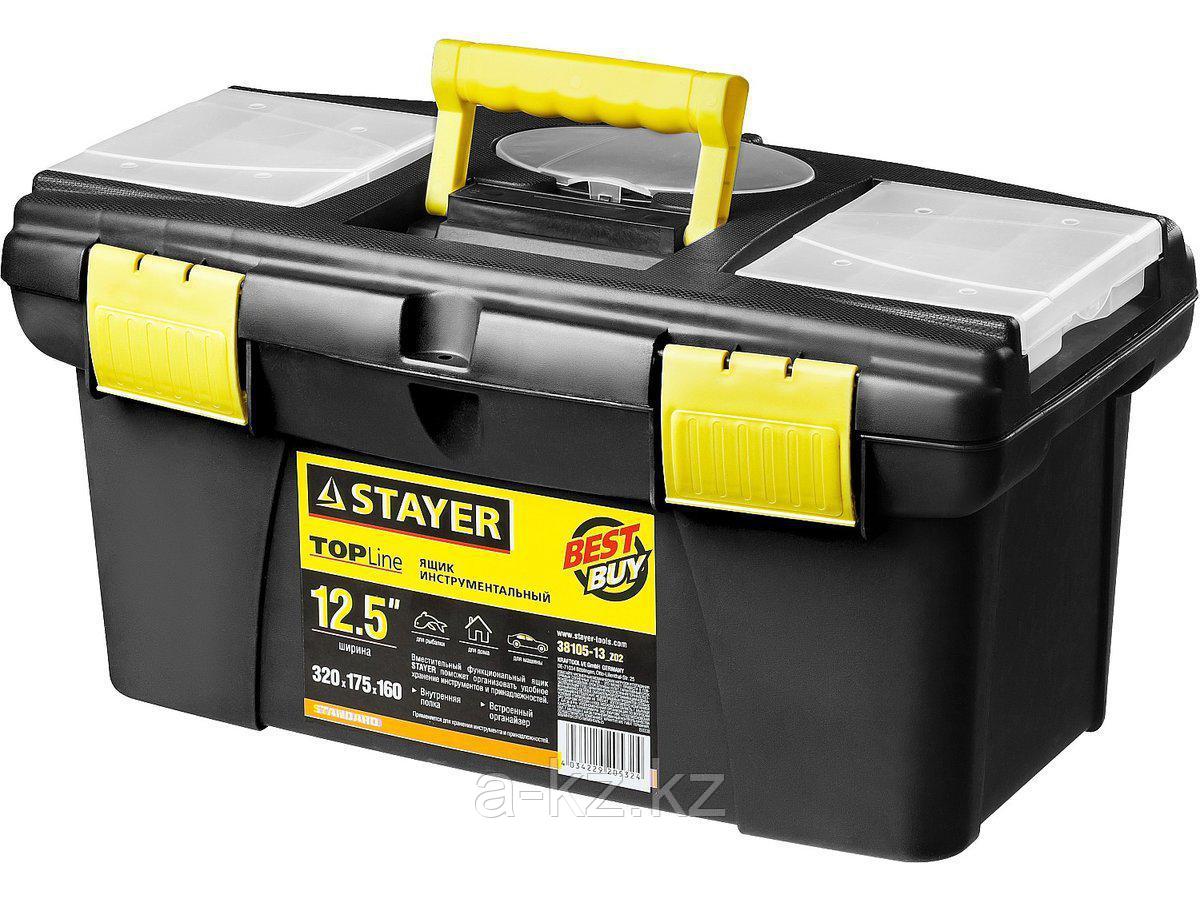 Ящик для инструментов STAYER 38105-13_z02, STANDARD, пластиковый с органайзерами, 320 x 175 x 160 мм, 13