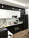 Кухонный гарнитур черно - белый, фото 2