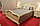 Кровать "Парма-58-02" из массива древесины, фото 2