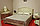 Кровать "Парма-59-02" из массива древесины, фото 2