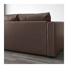 ВИМЛЕ 4-местный угловой диван, с открытым торцом, Фарста темно-коричневый ИКЕА, IKEA , фото 2