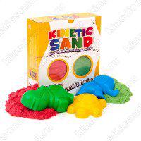 Песок кинетический в наборе с формочками