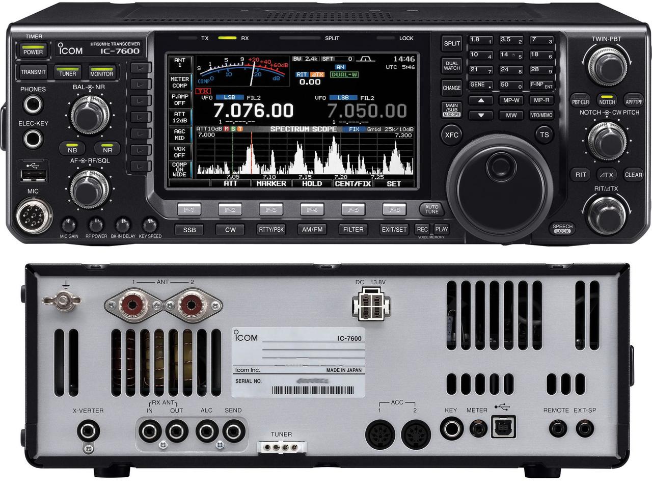 Icom IC-7600 - фото 1 - id-p55076926