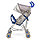 Детская прогулочная коляска Happy Baby Twiggy (Blue), фото 10