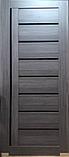 Межкомнатная дверь из экошпона Вертикаль венге,серый, фото 4