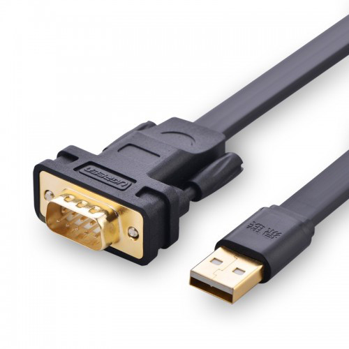 Конвертер USB(m) на COM(m) RS232, 1m, чип FTDI, (20206) UGREEN - фото 1 - id-p53307829