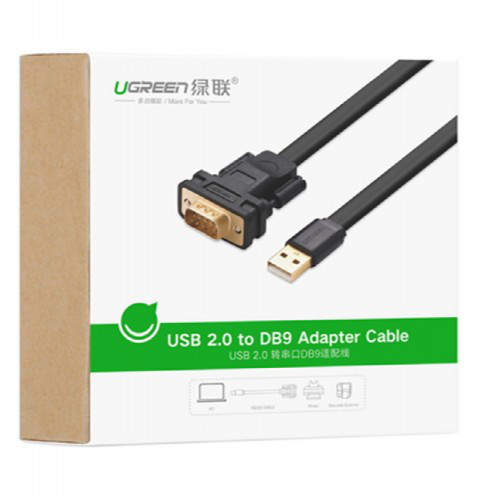 Конвертер USB(m) на COM(m) RS232, 1m, чип FTDI, (20206) UGREEN - фото 3 - id-p53307829