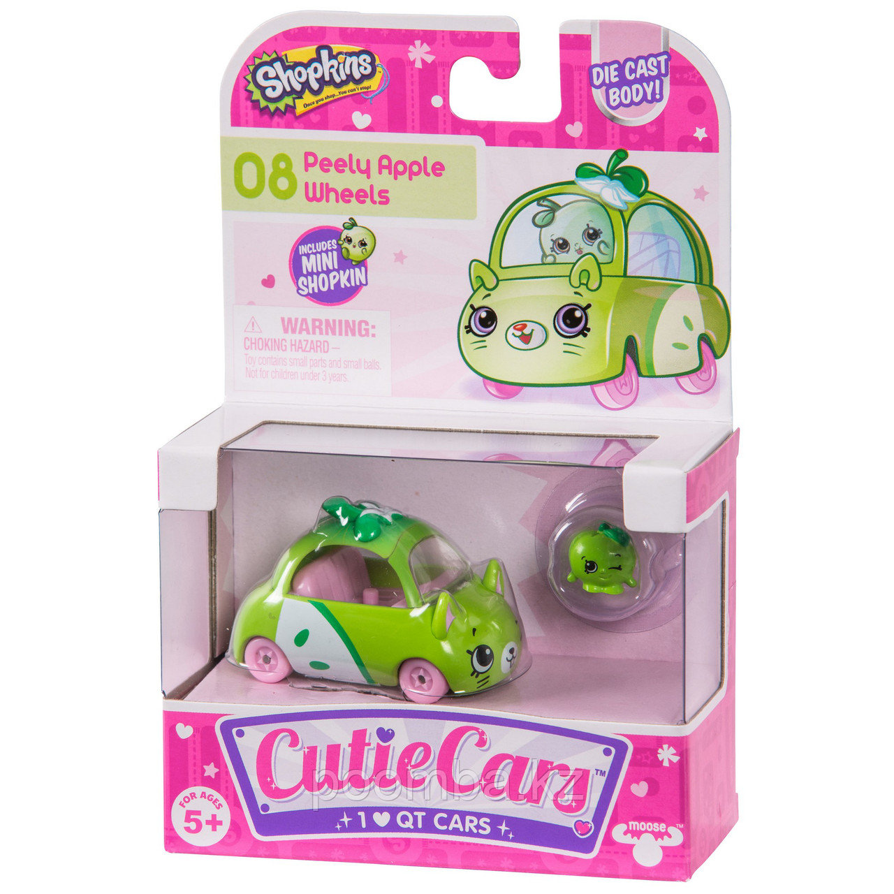 Машинка Shopkins Cutie Cars с фигуркой - Peely Apple Wheels