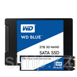 Твердотельный накопитель 1000GB SSD WD WDS100T2B0B Серия BLUE 3D NAND M.2 2280