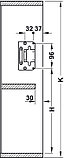 Откидной кронштейн Senso вытота 540-580 мм, вес 6,0-12,0 кг, фото 5