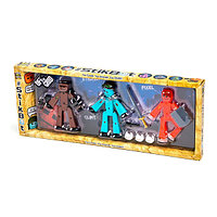 Игрушка 3 фигурки Stikbot Off the Grid, Striker TST614S Игрушка 3 фигурки Stikbot Off the Grid, Striker