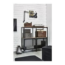Стеллаж ФЬЕЛЛЬБО черный ИКЕА, IKEA, фото 6
