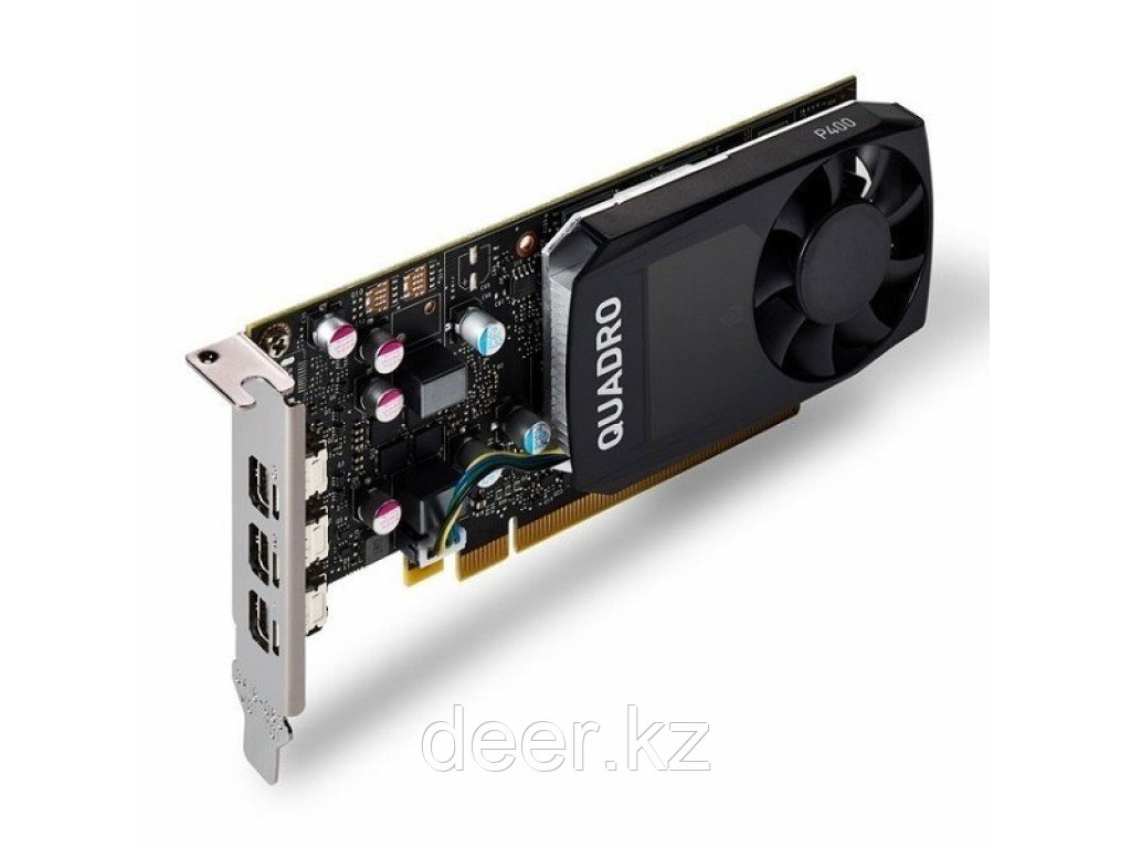 Профессиональная видеокарта PNY NVIDIA Quadro P400 2Gb PCI-E DDR5 64bit 3xMini-DP VCQP400-PB - фото 1 - id-p53224696