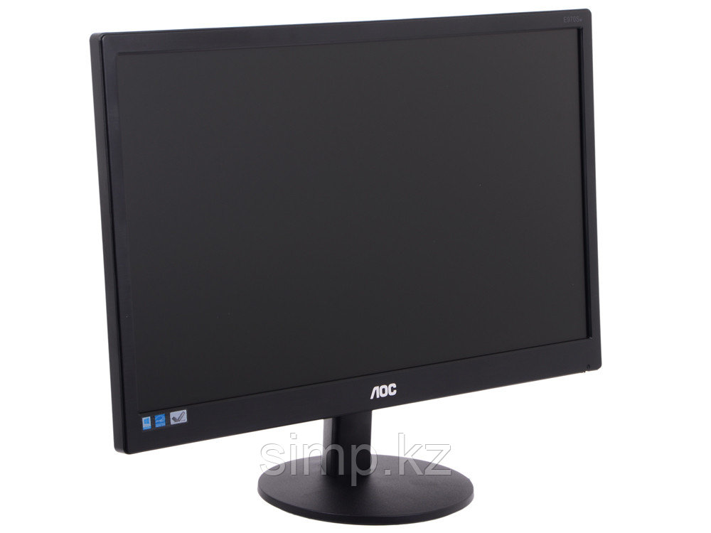 Монитор 18.5" AOC E970SWN Black LEDподсветка, 1366x768, 5 ms, 16:9, 200 cd/m2, 90°/65°, 20M(700:1)