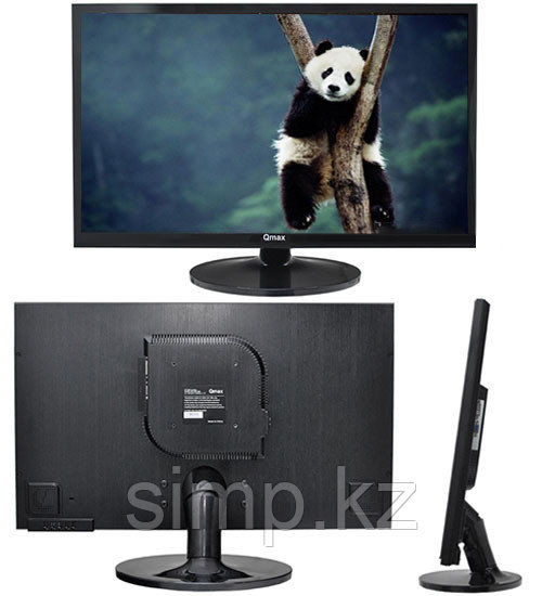 Монитор 27" Qmax M2770, Black, 1920x1080, LED, 2ms, 16:9, 250 cd/m2, 178°/178°, 1000:1 (5М:1) , D-Sub