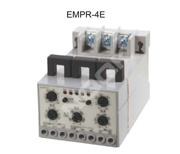 Электронное реле EMPR-4E с токовым реле с DIN-рейкой