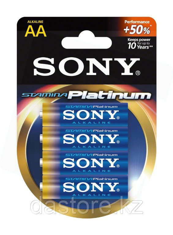 Sony Plat AA(LR3*4шт) AM4PT-B4D Батарейки 4 штуки блистер