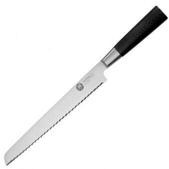 Нож для хлеба, длина лезвия 22 см., Suncraft (Япония),
