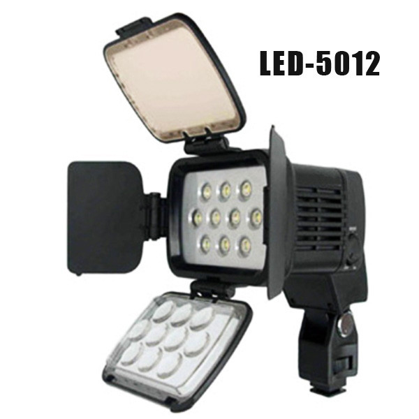 Накамерный прожектор LED 5012 c + аккумулятор + зарядка - фото 2 - id-p2267370