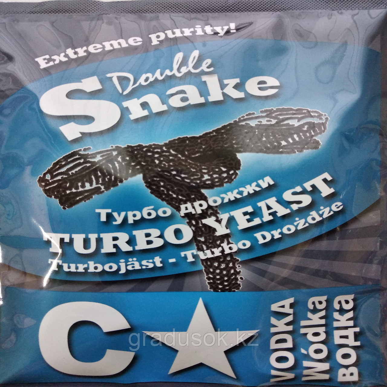 Спиртовые турбо дрожжи DoubleSnake C Vodka