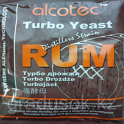 Спиртовые турбо дрожжи Alcotec Turbo Yeast RUM, фото 2
