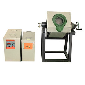 Небольшая индукционная печь для плавления стали  IGBT (1KG-100KG)