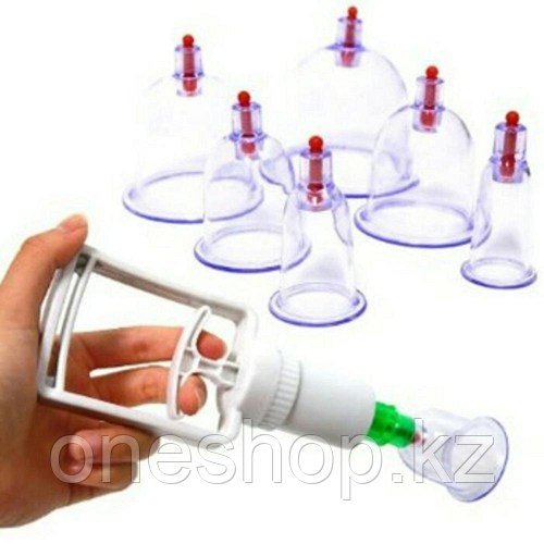 Массажные банки для суставов VACUUM APPARATUS (12 шт + насос)