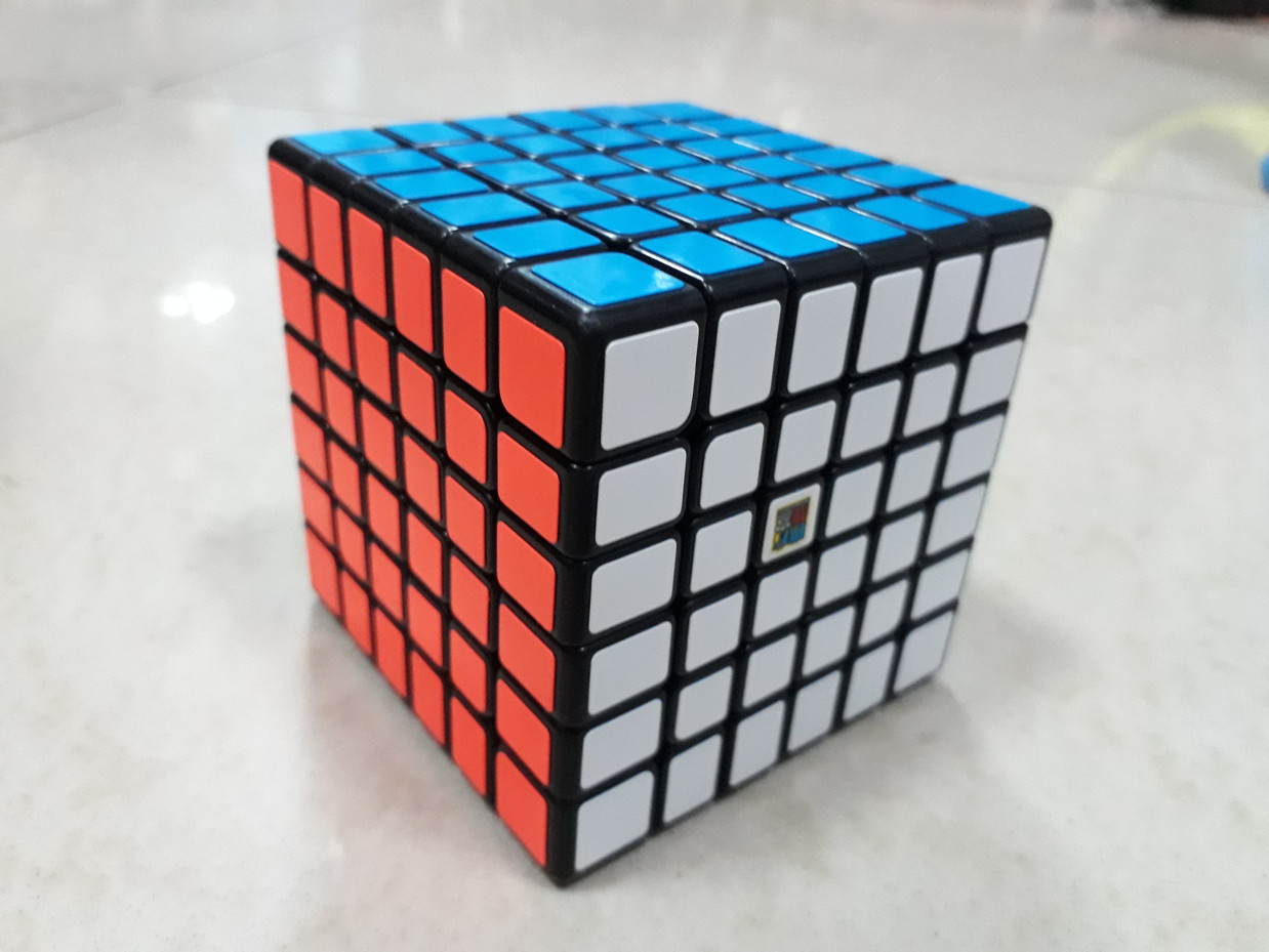 Копия Кубик Рубика 6 на 6 Moyu в черном пластике