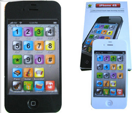 Сенсорный детский телефон iPhone 4s - фото 1 - id-p55143282