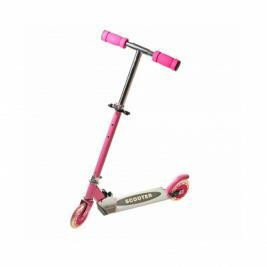 Самокат розовый двухколесный SCOOTER