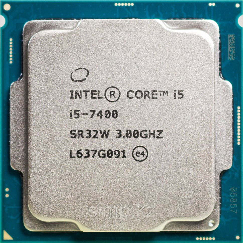 Intel 1151 Core i5-7400 Core/Threads 4/4, Cache 6M, Frequency 3.00/3.50 GHz