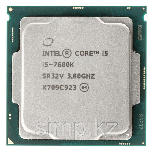 Intel 1151 Core i5-7600K Core/Threads 4/4, Cache 6M, Frequency 3.80/4.20 GHz