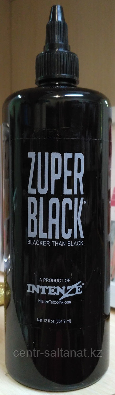Пигмент Black для тату Intenze 355 мл