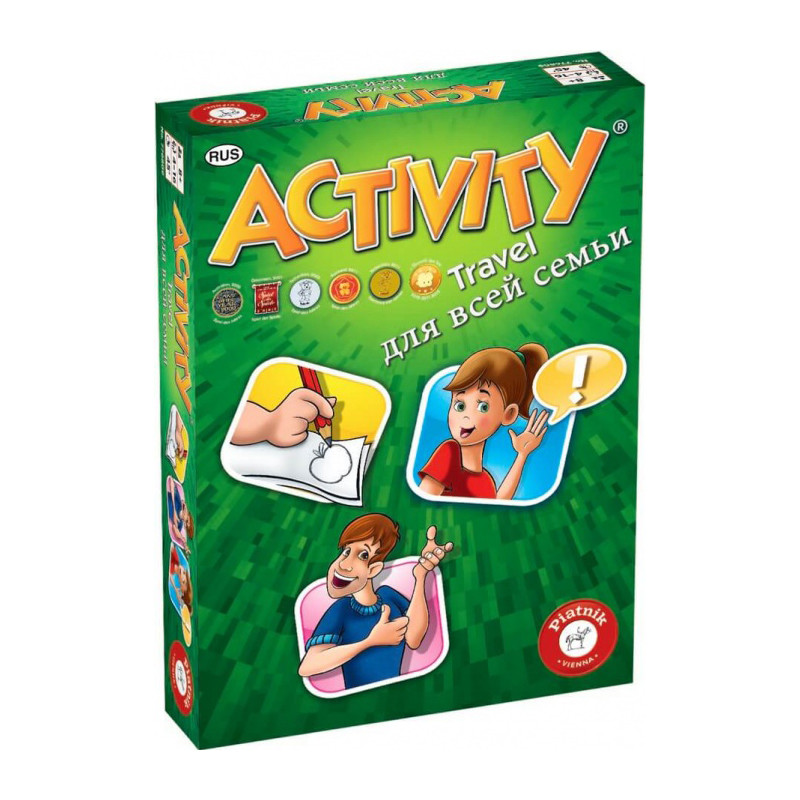 Games Piatnik Настольная игра "Активити" Путешествия для всей семьи, Activity Travel