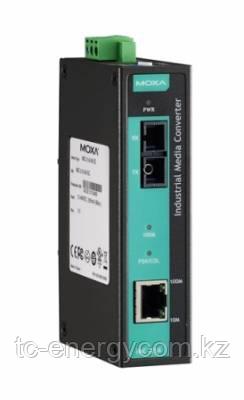 IMC-21A-S-SC Медиаконвертер Ethernet 10/100BaseTX в 100BaseFX (одномодовое оптоволокно) в металлическом корпус