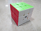 Кубик Рубика 3 на 3 Qiyi Cube в черном пластике, фото 2