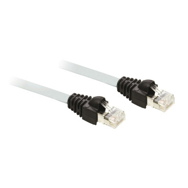 Соединительный кабель Ethernet, 2хRJ45, Cat 5E, 1 метр - стандарт CE
