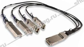 Модуль 40G QSFP-40G->4xSFP+ DAC, дальность до 3м