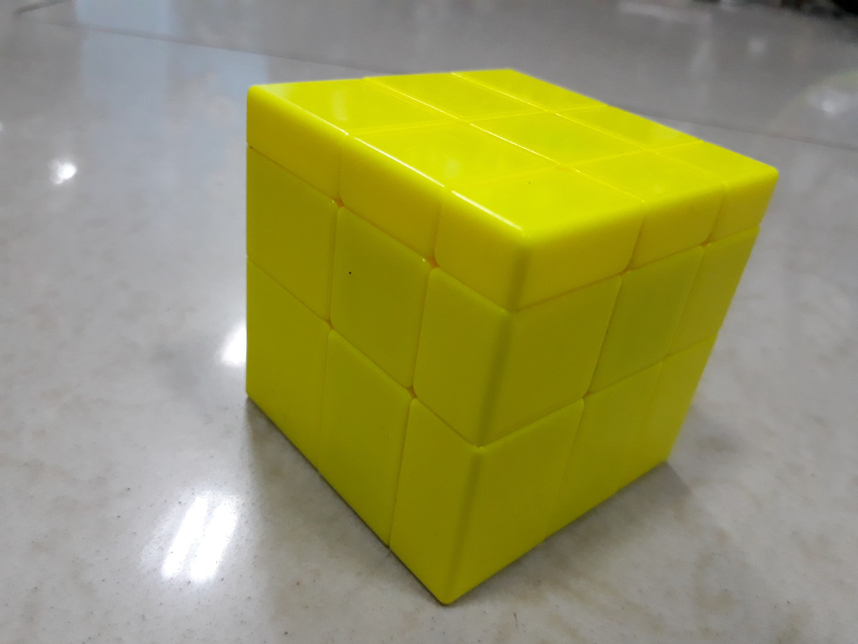 Кубик Рубика Зеркальный Mirror желтый. Kaspi RED. Рассрочка.