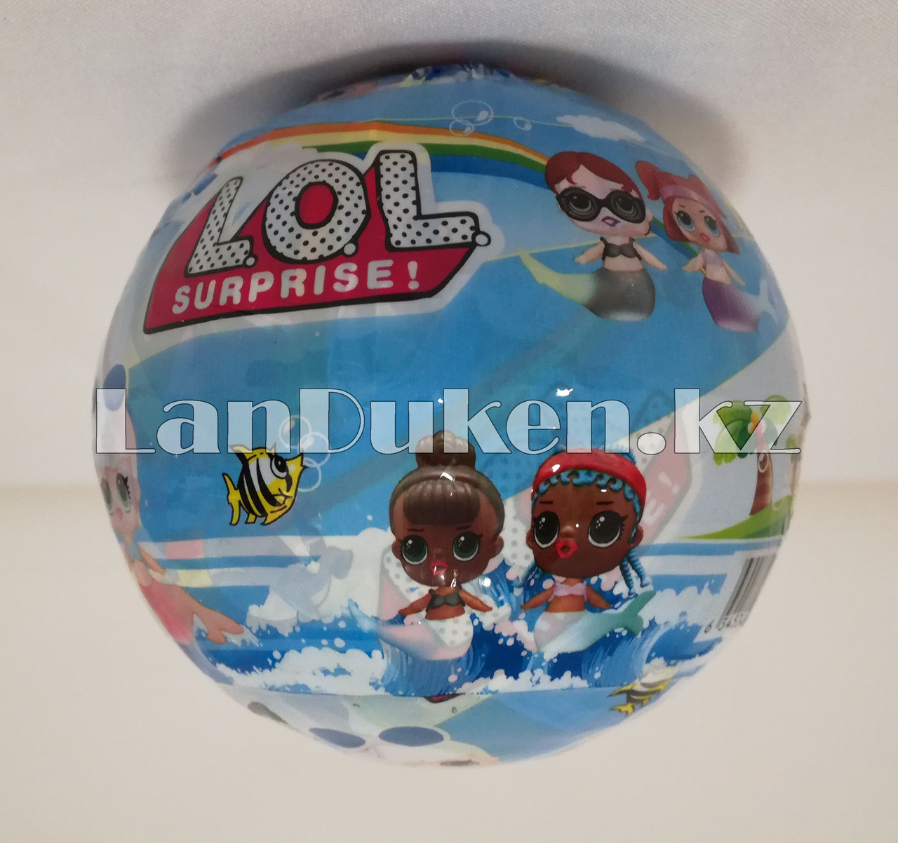 Кукла-сюрприз в шарике LOL Surprise! русалка (голубая) - фото 7 - id-p55163621