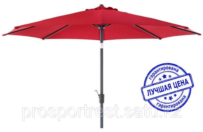 Зонт летний с подставкой (d=2.6м), бордовый 