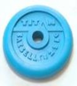 Диски профессиональные обрезиненные, цветные d=51 мм (TTN51col)