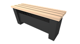 Скамейка отопительная с естественной конвекцией