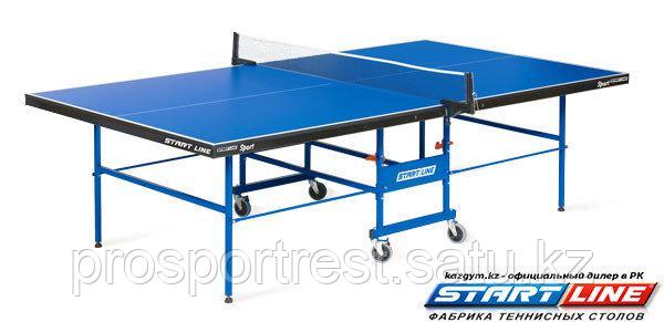 Теннисный стол Start Line Sport 18 мм, мет.кант, без сетки, регулируемые опоры 